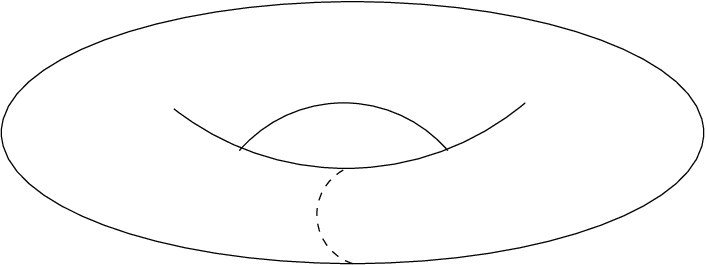 Cutting The Torus Along A Latitudinal Circle - Circle (706x265)
