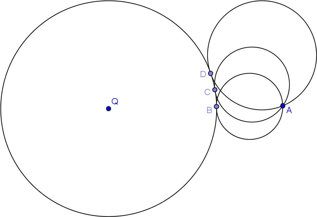 The Point On The Circumference Of Your Second Circle - Circle (1221x977)