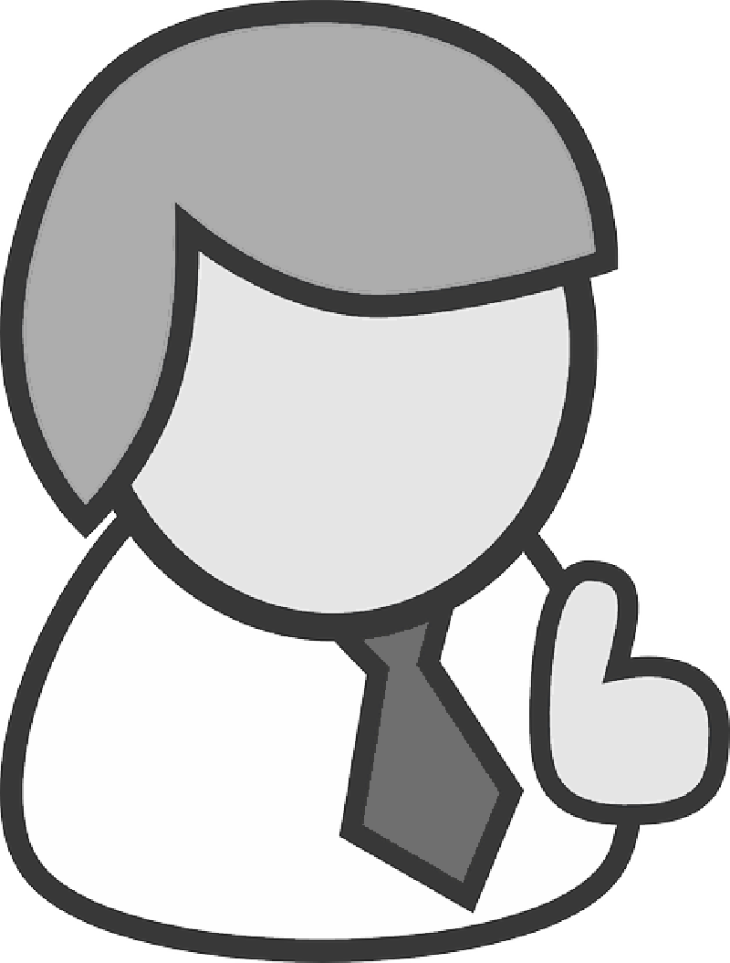 Head, Student, Icon, User, Blue, Stick, People, Man - Clip Art People (800x1055)