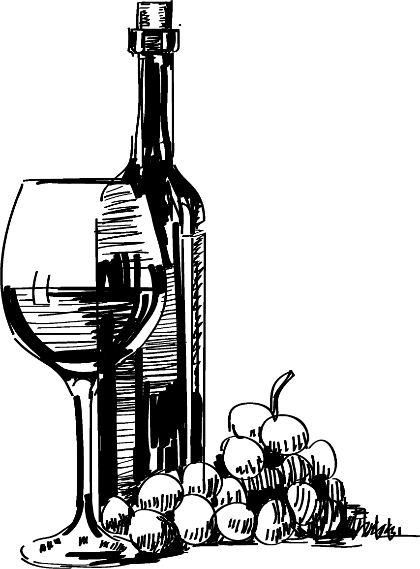 Wine Specials - Wine Illustration Png (854x1156)