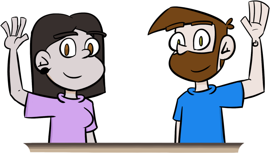 We Chat, Laugh, Solve Puzzles, And Scream Ourselves - Cartoon (1024x576)