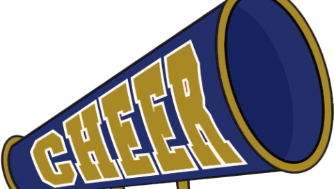 Cheerleader Megaphone Clipart - Cheerleader Megaphone Clipart (480x272)