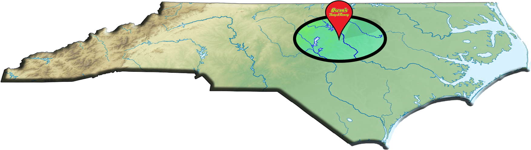 Towing Raleigh Nc - Map (1757x709)