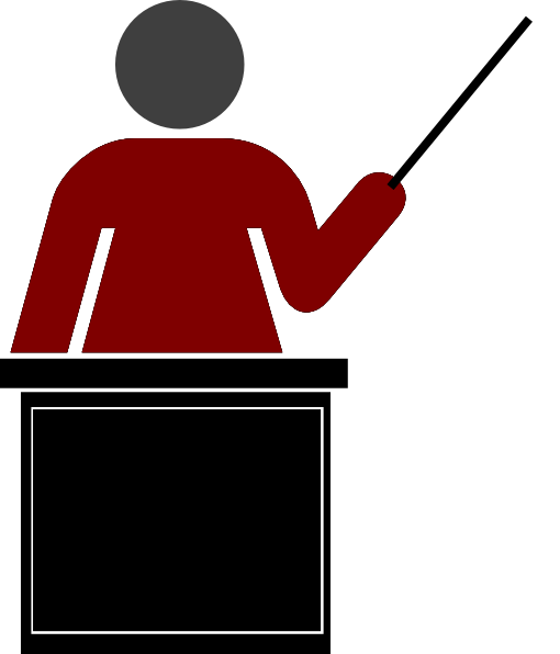 Teacher - Black And White Teacher Clip Art (510x596)