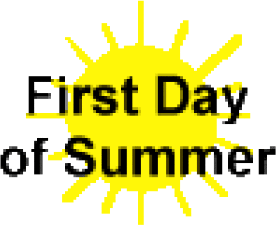 Hawaiian Bbq Clipart Cliparthut - First Day Of Summer Clip (640x513)