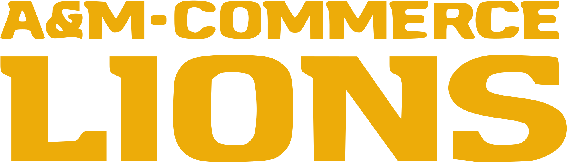 Yellow Softball Cliparts 17, Buy Clip Art - Texas A&m University–commerce (2000x586)