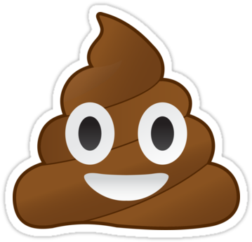 Pile Of Poo Emoji Transparent Image - Poop Emoji Transparent Background (375x360)
