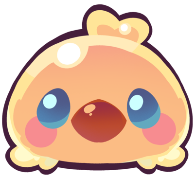 Chocobo Chick Emoji By Chocolate-rebel - Final Fantasy Emoji (400x400)