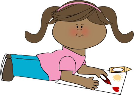 Coloring With Crayons Clipart 7727 A Collection Of - Football (450x319)