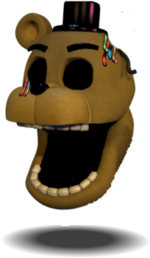 Fnaf World Bonus Withered Golden Freddy Read D By Kirbypupppets-da1fgvs - Fnaf World Withered Golden Freddy (400x400)