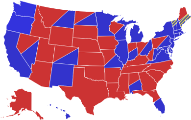 Current Senate 115th Congress - Final Electoral Vote Count 2016 (400x301)