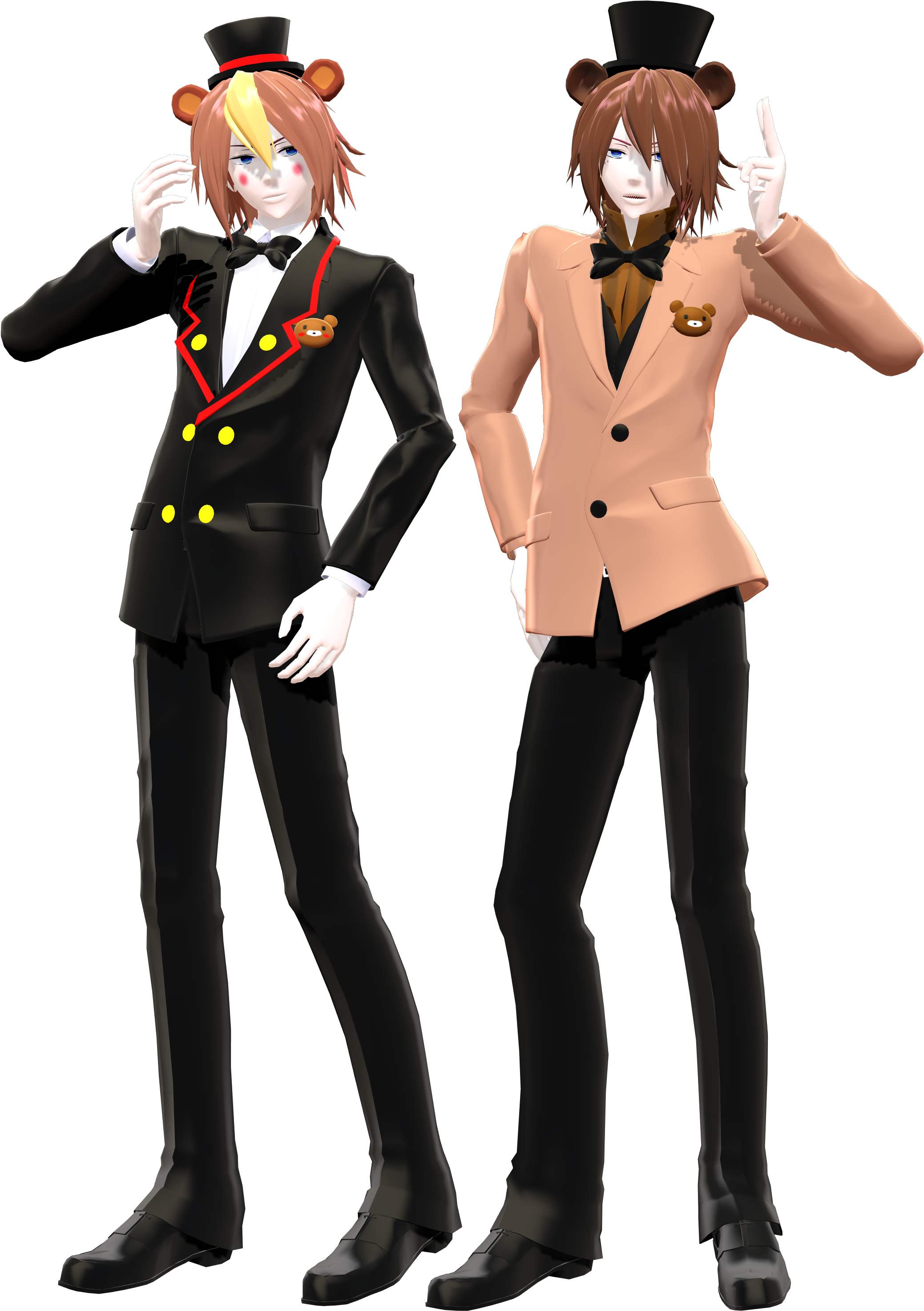 Mmd Fnaf By Sharplefear - Costume Hat (3000x3000)
