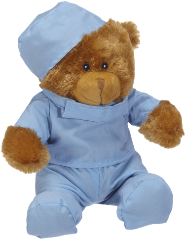 Brady Scrub Bear - Teddy Bear (520x520)