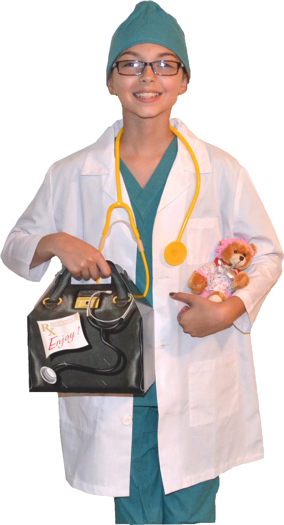 Com Introduces Authentic Doctor Costumes For - Kids Doctor Costume With Real Scrubs And Lab Coat, (963x1777)