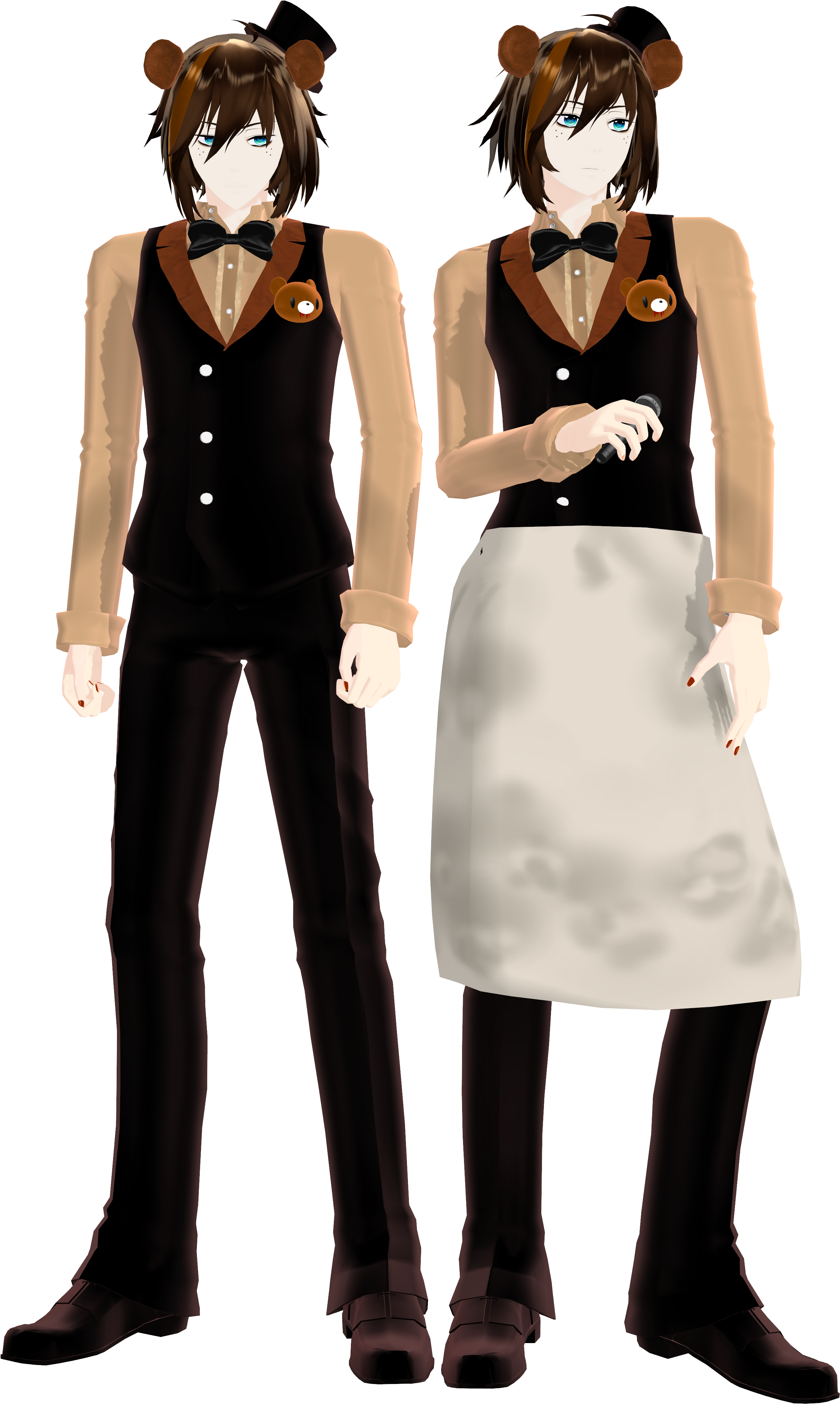 [mmd] Freddy By Slendynameko - Fnaf Freddy Human Mmd (4500x4500)