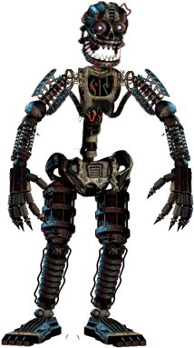 Endoskeleton V 4 Full Body - Fnaf 4 Endoskeleton Full Body (600x500)