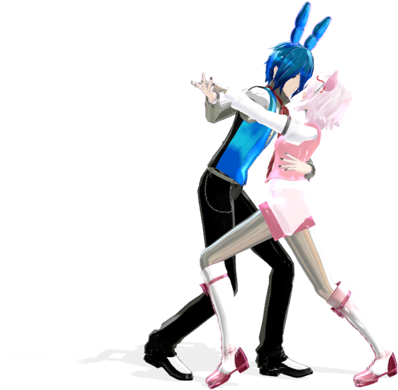 Toy Bonnie And Mangle Dancing By Shadowrosa6 - Dragon Ball (1024x576)