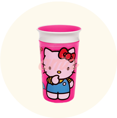 Munchkin Miracle® 360° Deco Sippy Cup 9oz Hello Kitty - Munchkin Hello Kitty Miracle 360 Sippy Cup - 9 Ounce (400x400)