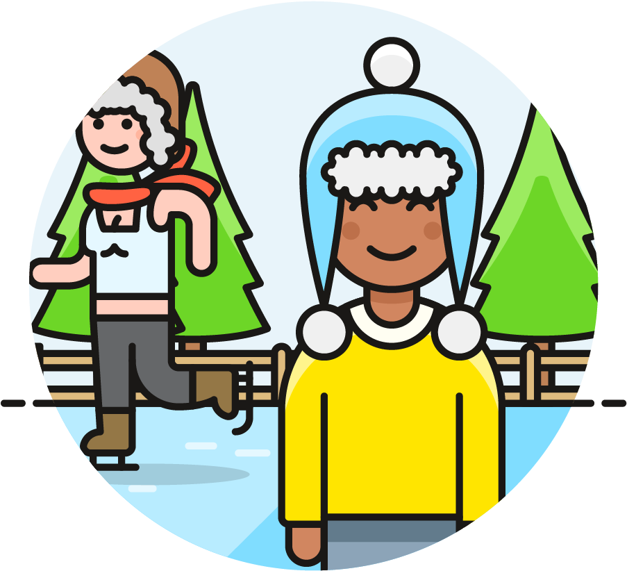 104 Ice Skating Male African American - Winter (1025x1148)