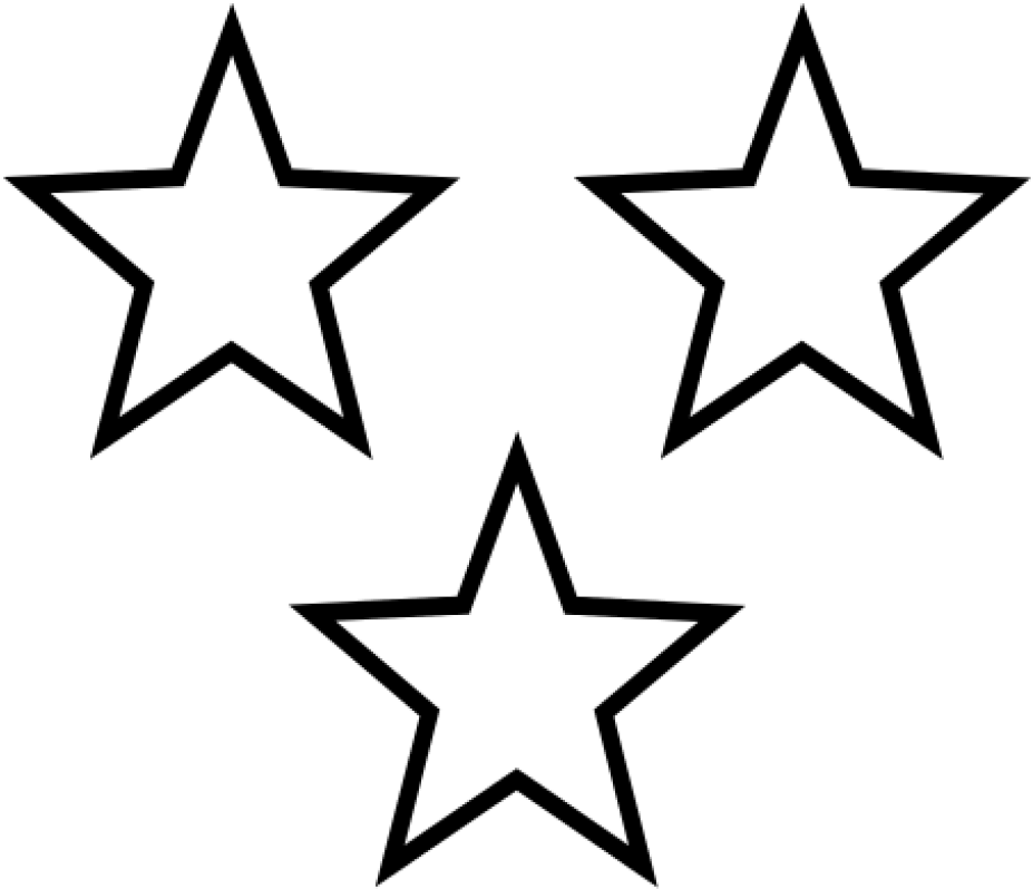 Splendid Design Inspiration Star Clipart Black And - Stars Black And White (1024x1024)