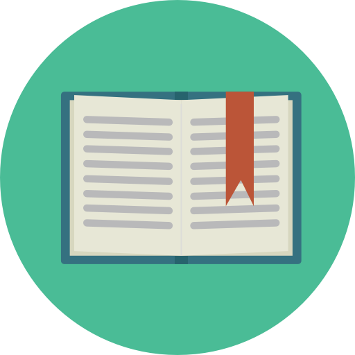 Circle Twitter Icon Download - Open Book Icon Flat (512x512)