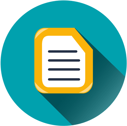 Document Circle Icon Transparent Png - Ícone Documento Png (512x512)