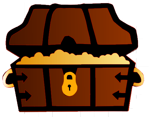 Treasure Chest Image Invitation - Printable Treasure Chest Invitation (524x380)