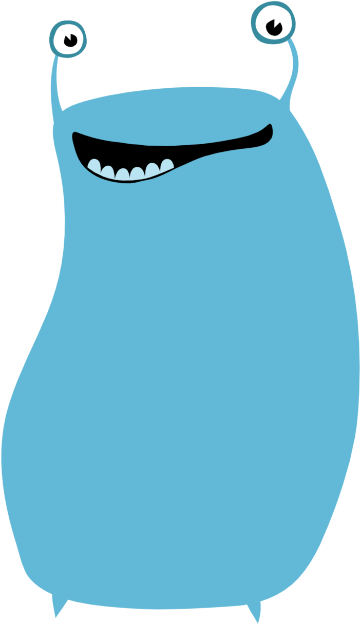 Scary Monsters - Cartoon (1536x1626)