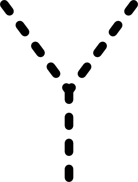 Alphabet Tracing Letter Y Clip Art At Clker - Tracing Letter Y (456x599)