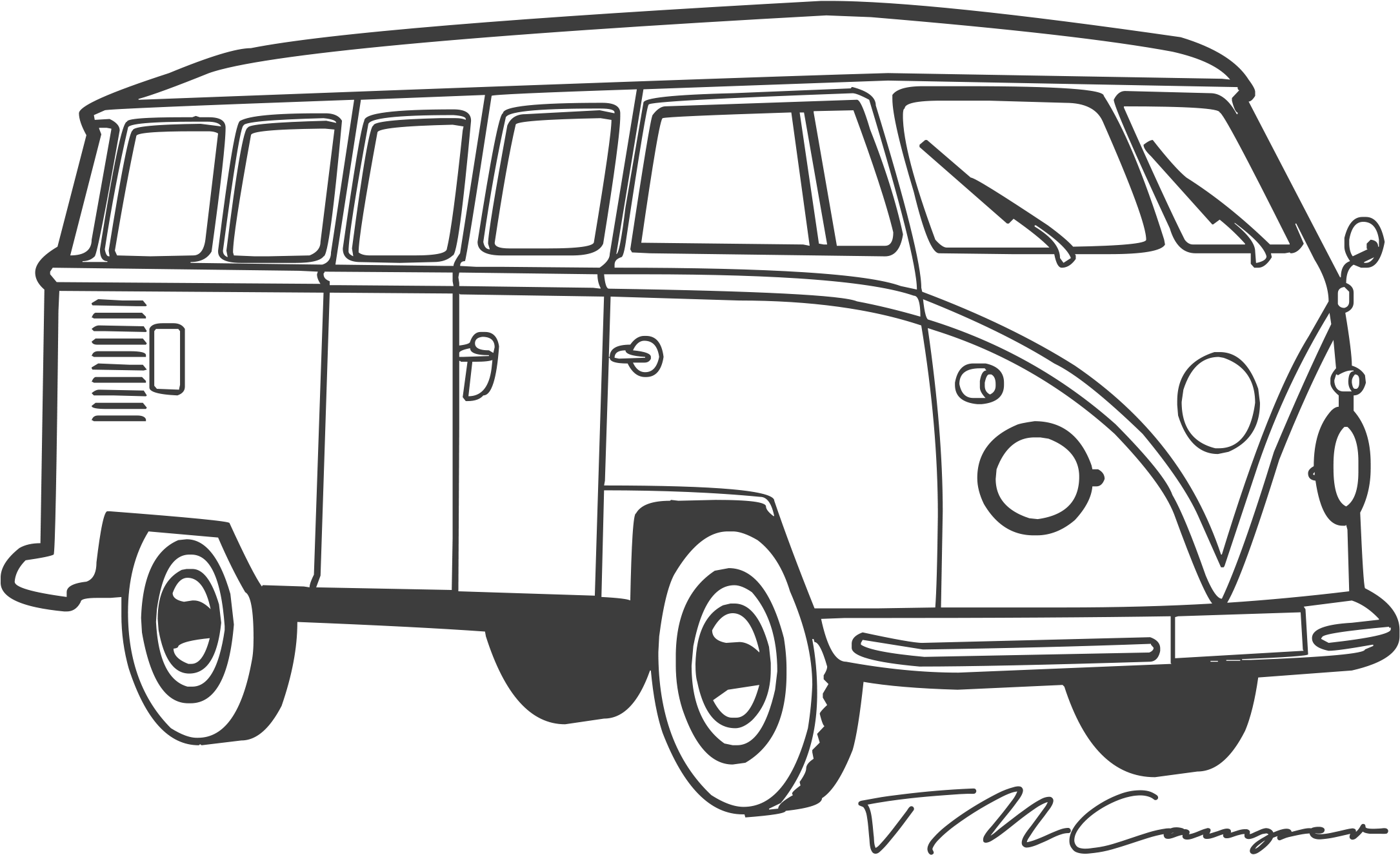 T1 Trans Marengo - Coloriage Van (2480x2480)