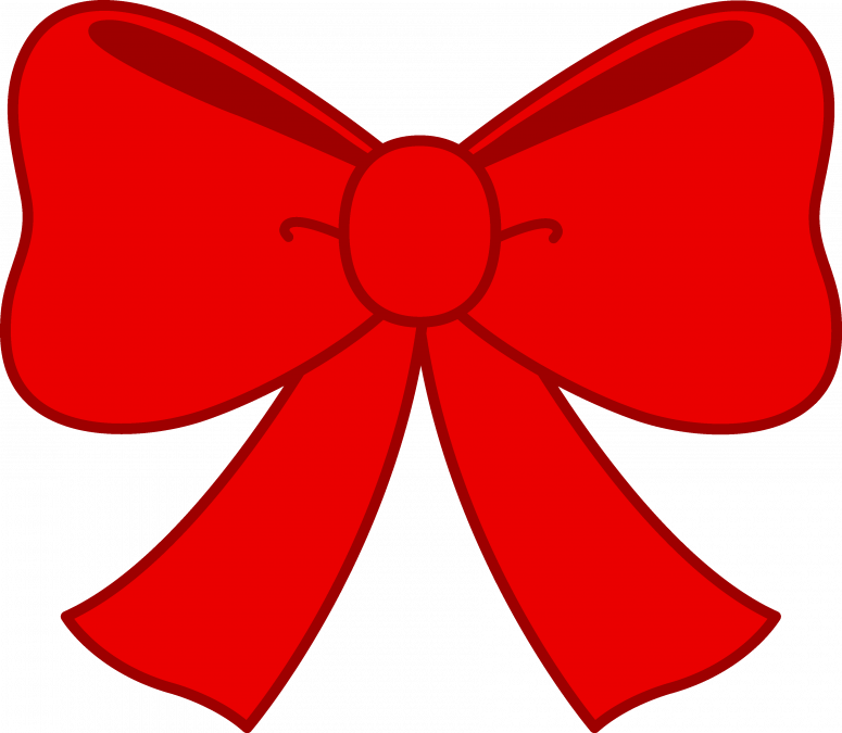 Red Ribbon Clipart 5 By Eric - Red Bow Clipart (775x675)