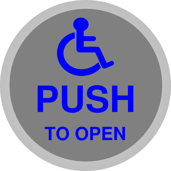 How To Set Use Handicapped Button Svg Vector - Disability Sign (600x600)
