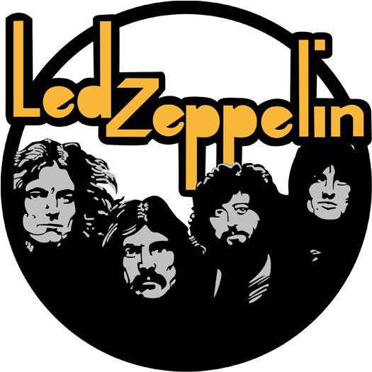 Purple Guitar Clip Art Download - Logo Led Zeppelin Png (800x600)