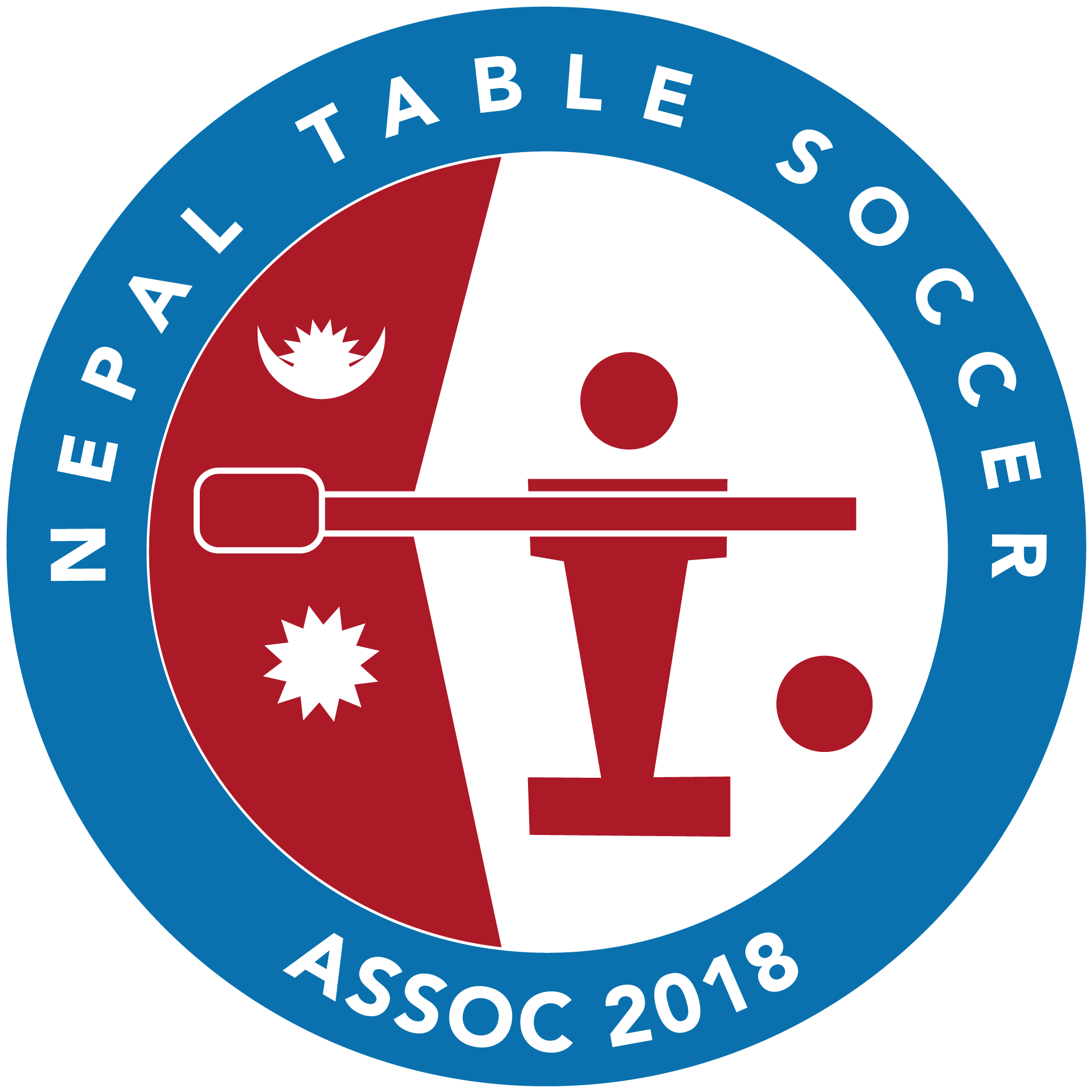 Logo Design Nepal Table Soccer Association - Circle (2340x2283)