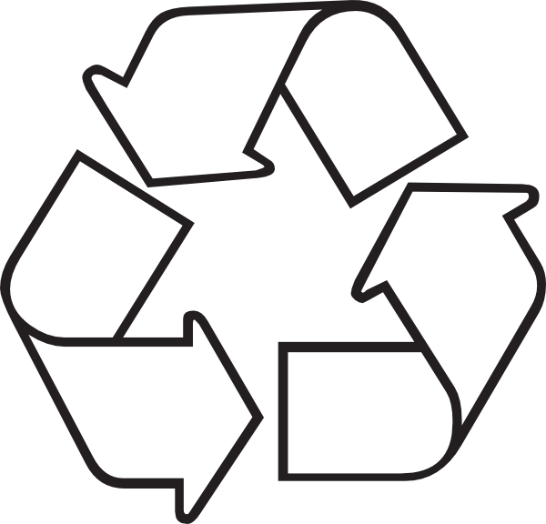 Recycling Symbol Clip Art At Clker Com Vector Clip - Recycle Green Outline (600x576)