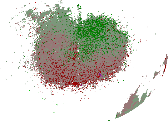 Latest Radar Image From The Columbus Air Force Base, - Illustration (600x550)