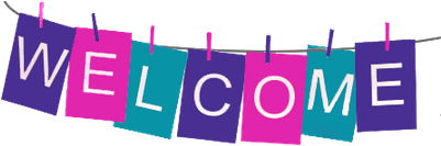 Welcome Banner Clipart (400x400)