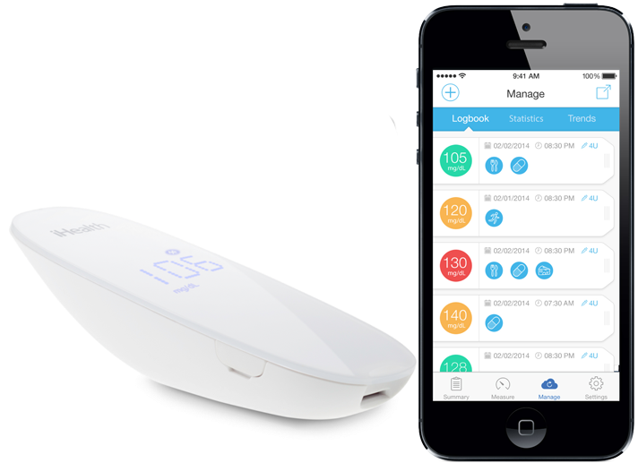 Glucometer - Ihealth Gluco Monitoring System (800x600)