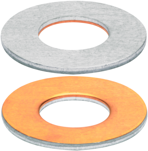 Bi Metal Washer - Bimetallic Washer Copper Aluminium (500x500)