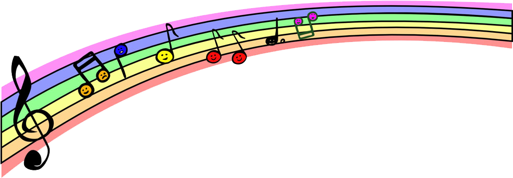Musical Note Clip Art - Music Notes Clipart (1000x500)