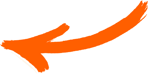 Orange Curved - Illustration (557x254)