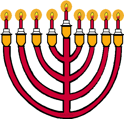 Menorah And Candles - Menorah And Candles (482x433)