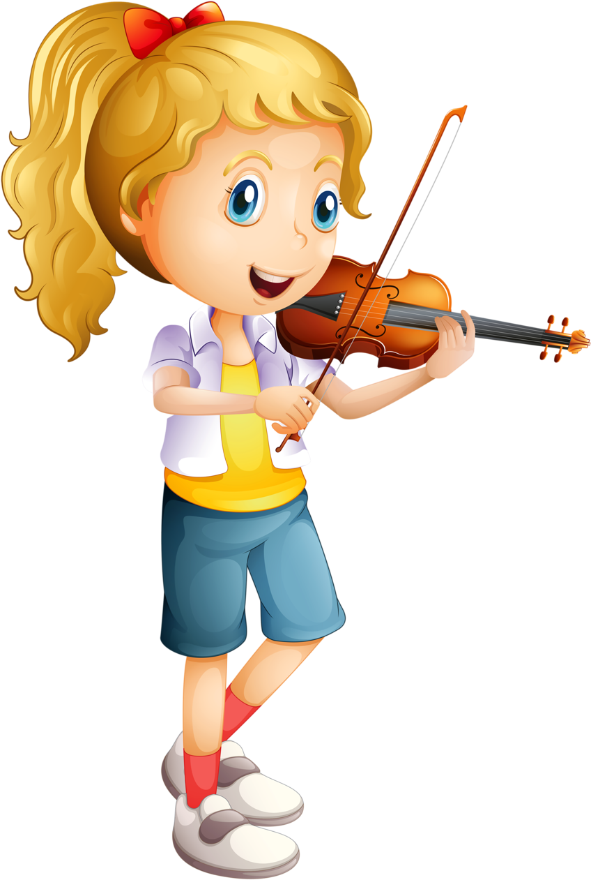 Фото, Автор Soloveika На Яндекс - Play Violin Cartoon (879x1280)