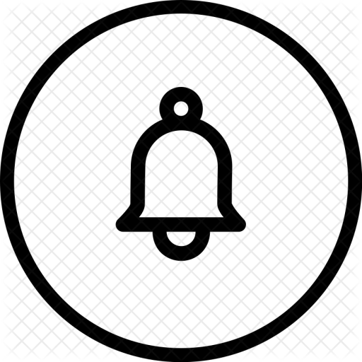 Notification, Ui, Alarm, Bell, Round, Notice, Remind, - Maker's Mark (512x512)