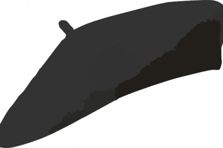 France Clipart Baret - French Hat (450x300)