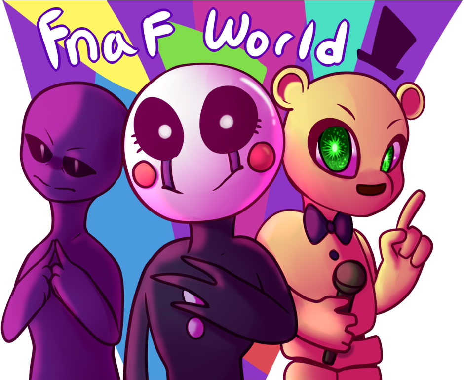 Happy Anniversary Fnaf World By Doukz - Fnaf World (1024x768)