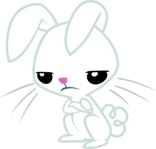 Angel Bunny By Korakduhart-d7cypsx - Rabbit (499x479)