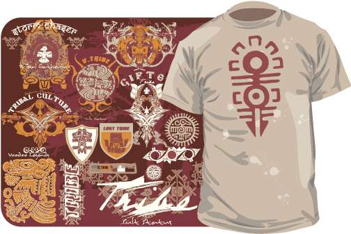 Vector Tribal Tshirt Designs - Free T Shirt Vector Designs (510x351)