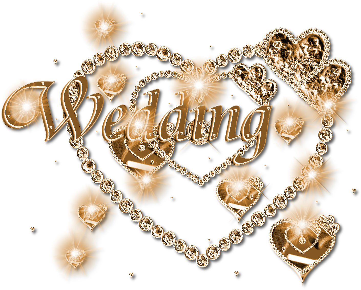 Gold Metal Wedding Design Clip Art By Jssanda On Deviantart - Wedding Clipart Designs Png (1600x1232)