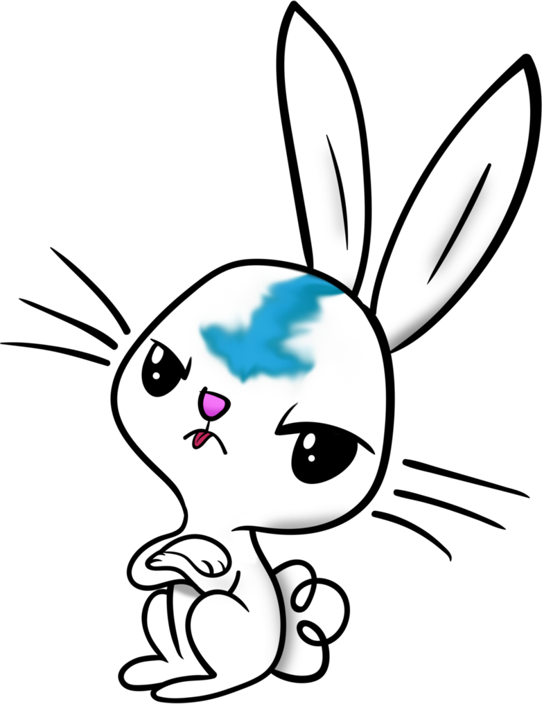 Angle Bunny By Dgaribalde - Cartoon (785x1017)